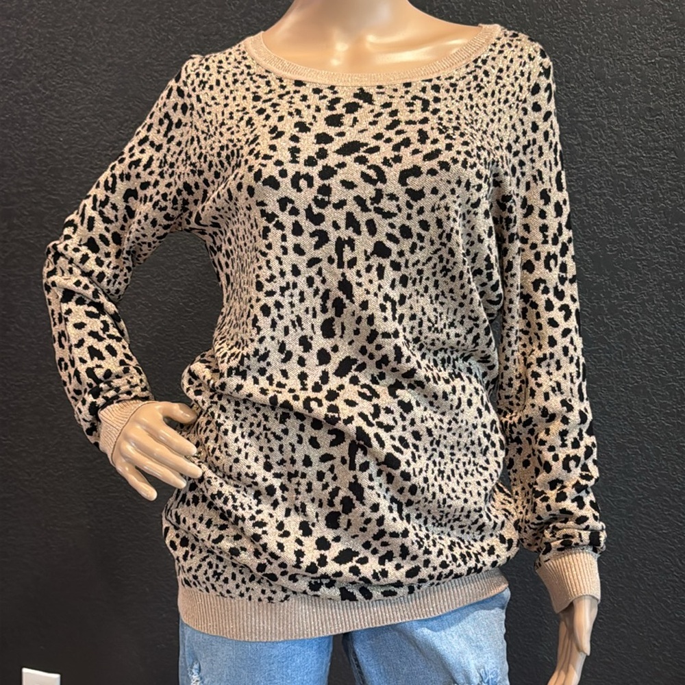 INC International Concepts Animal Print Knit Dress XL